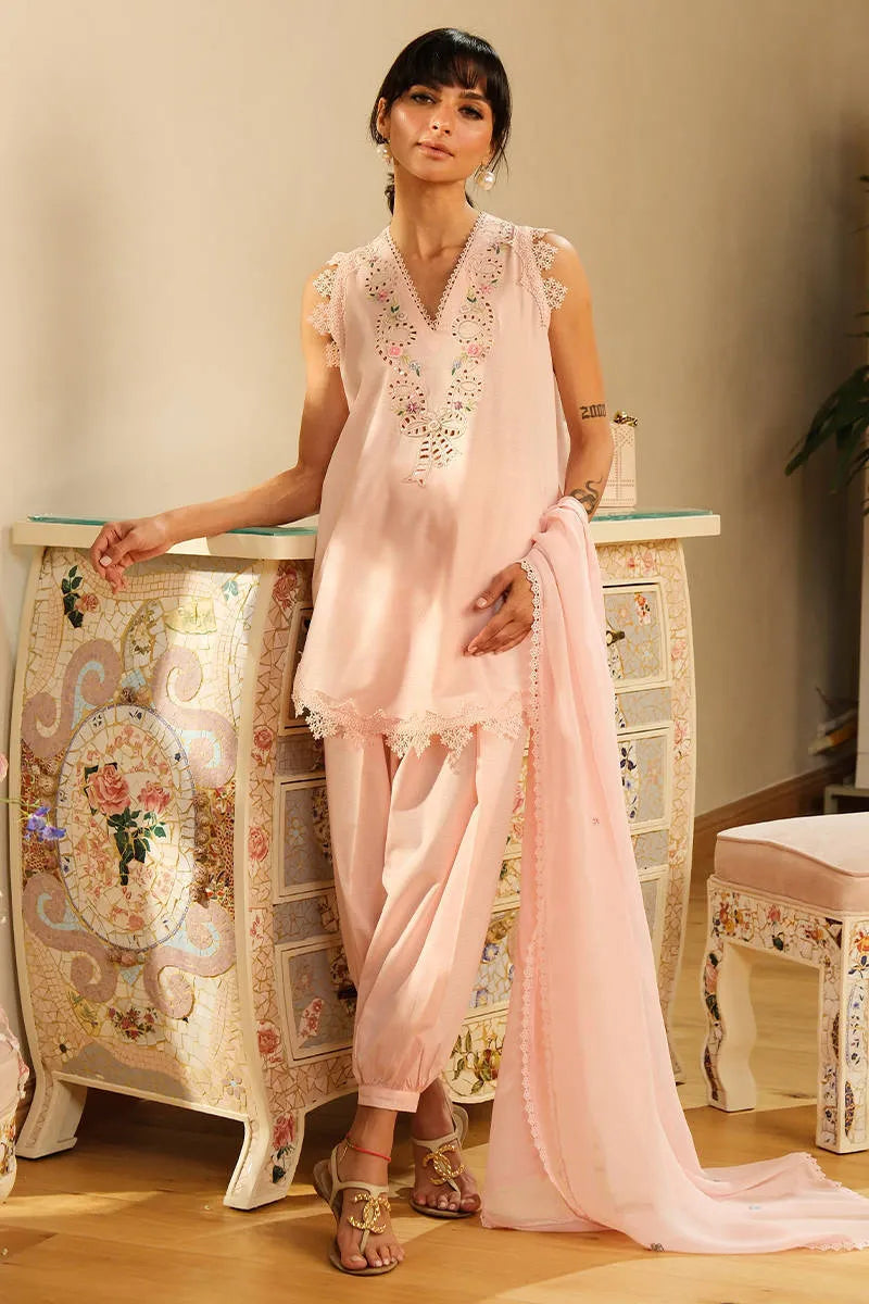 Bloomlet Shirt With Pants | Fh-bess-11 | Bloom Edit Spring Summer '26 | FARIDA HASAN