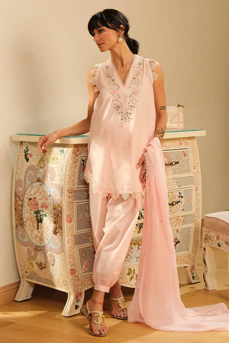 Bloomlet Shirt With Pants | Fh-bess-11 | Bloom Edit Spring Summer '26 | FARIDA HASAN