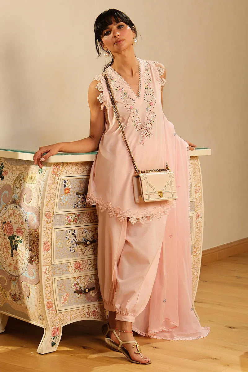 Bloomlet Shirt With Pants | Fh-bess-11 | Bloom Edit Spring Summer '26 | FARIDA HASAN