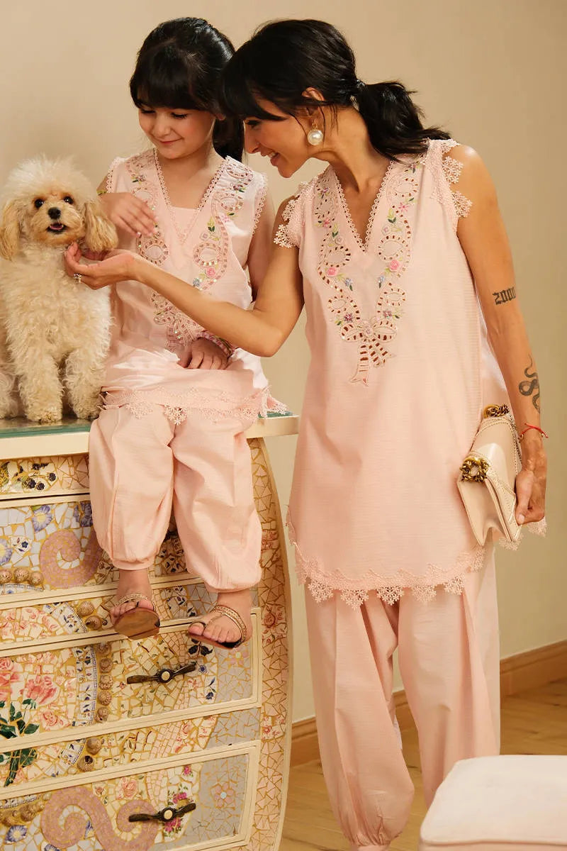 Bloomlet Shirt With Pants | Fh-bess-11 | Bloom Edit Spring Summer '26 | FARIDA HASAN