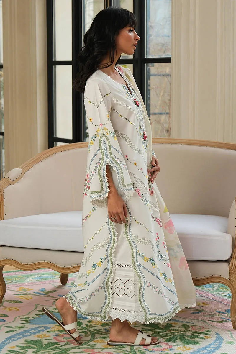 Water Colour Rose With Dupatta | Fh-bess-12 | Bloom Edit Spring Summer '26 | FARIDA HASAN