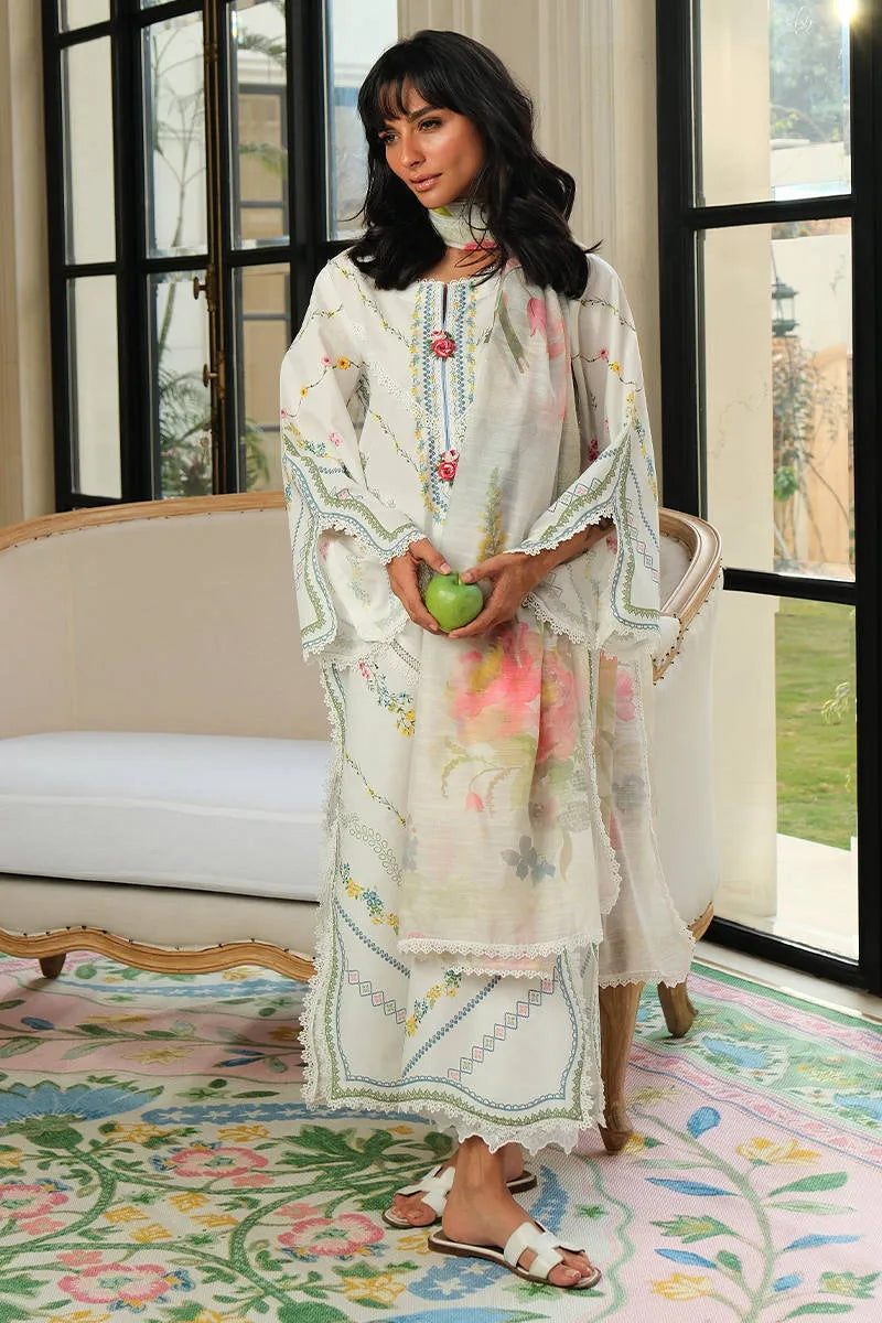 Water Colour Rose With Dupatta | Fh-bess-12 | Bloom Edit Spring Summer '26 | FARIDA HASAN