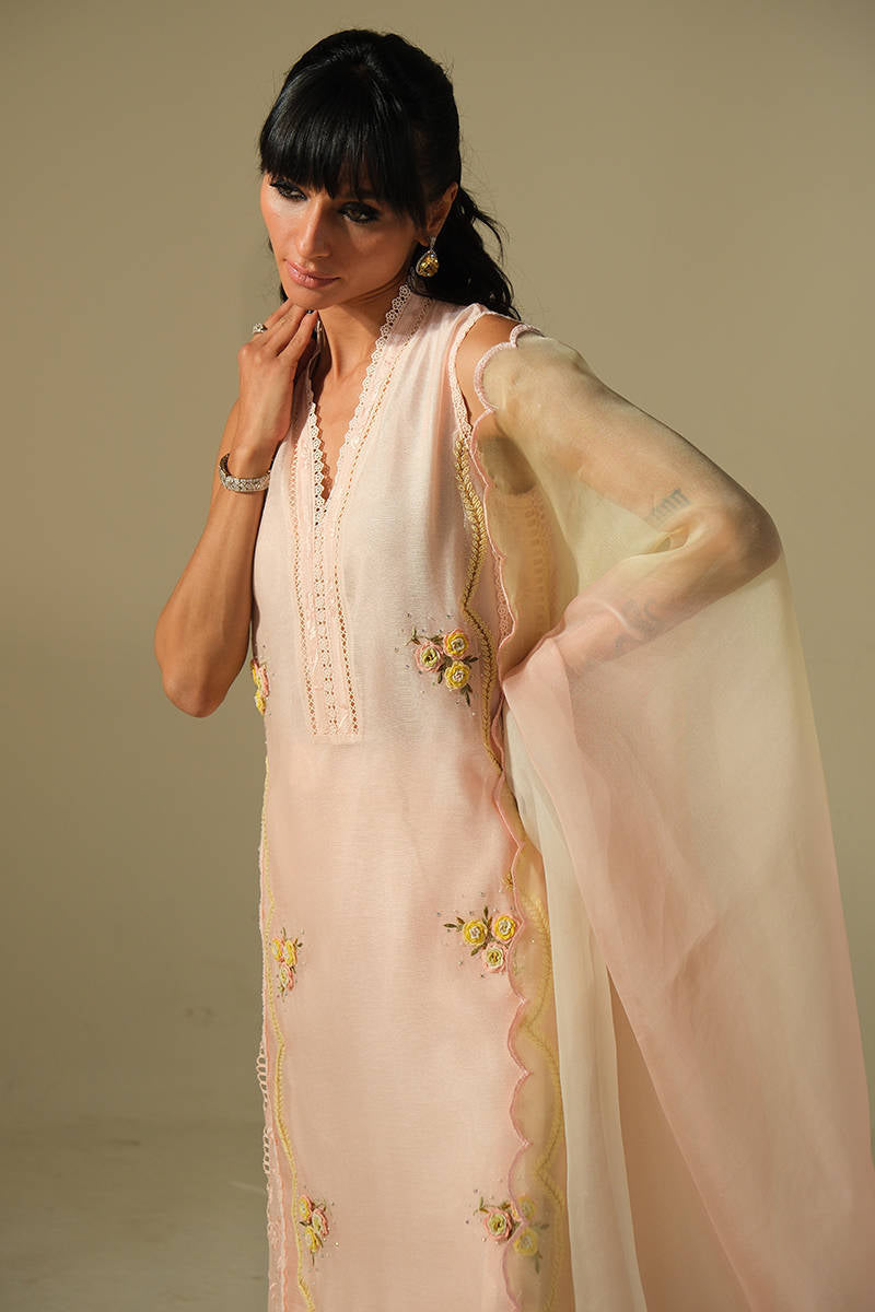 PINK LEMONADE SHIRT WITH PANTS | DHOOP | FARIDA HASAN