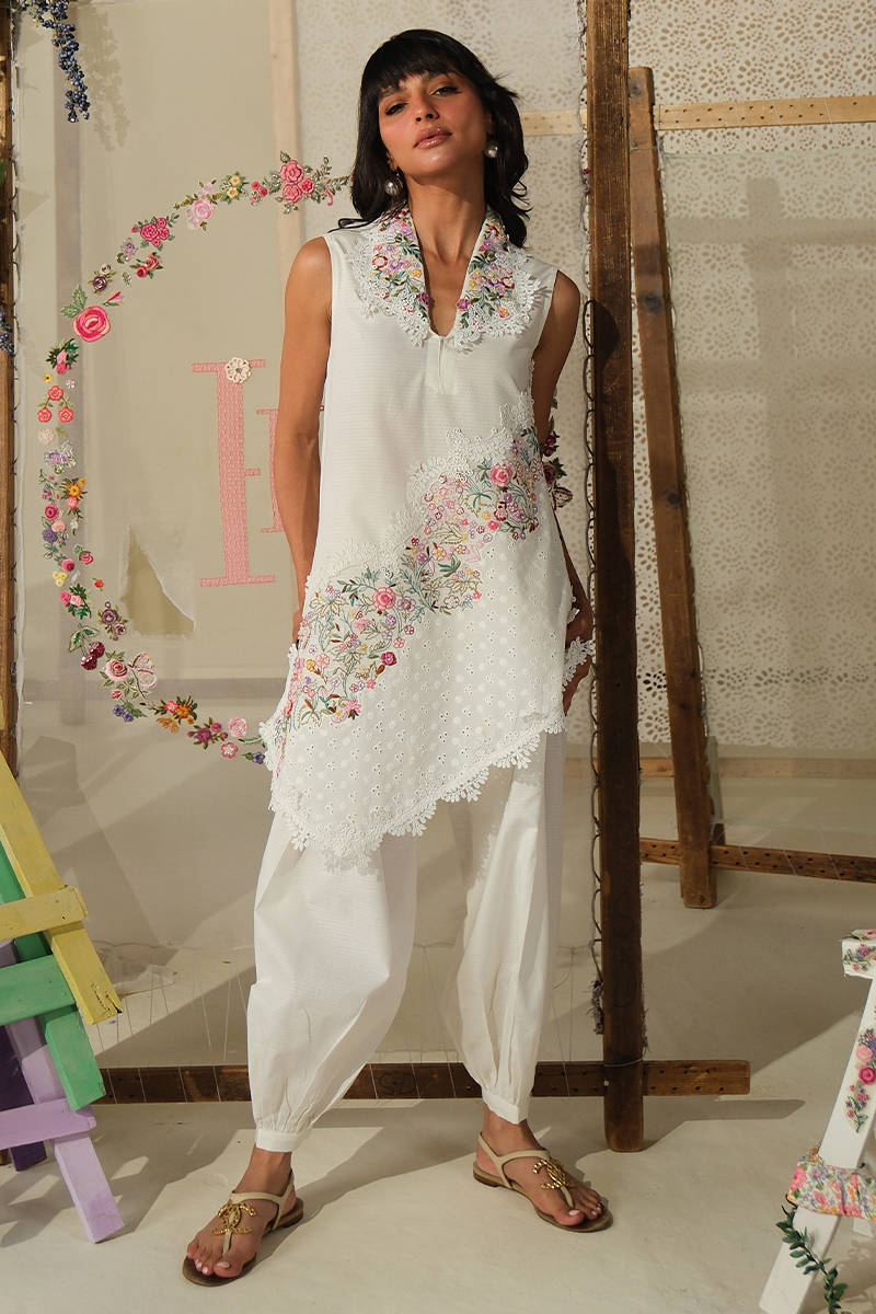 GARDENIA SHIRT AND PANTS | DHOOP | FARIDA HASAN