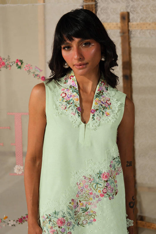 GARDENIA IN MINT GREEN | DHOOP | FARIDA HASAN