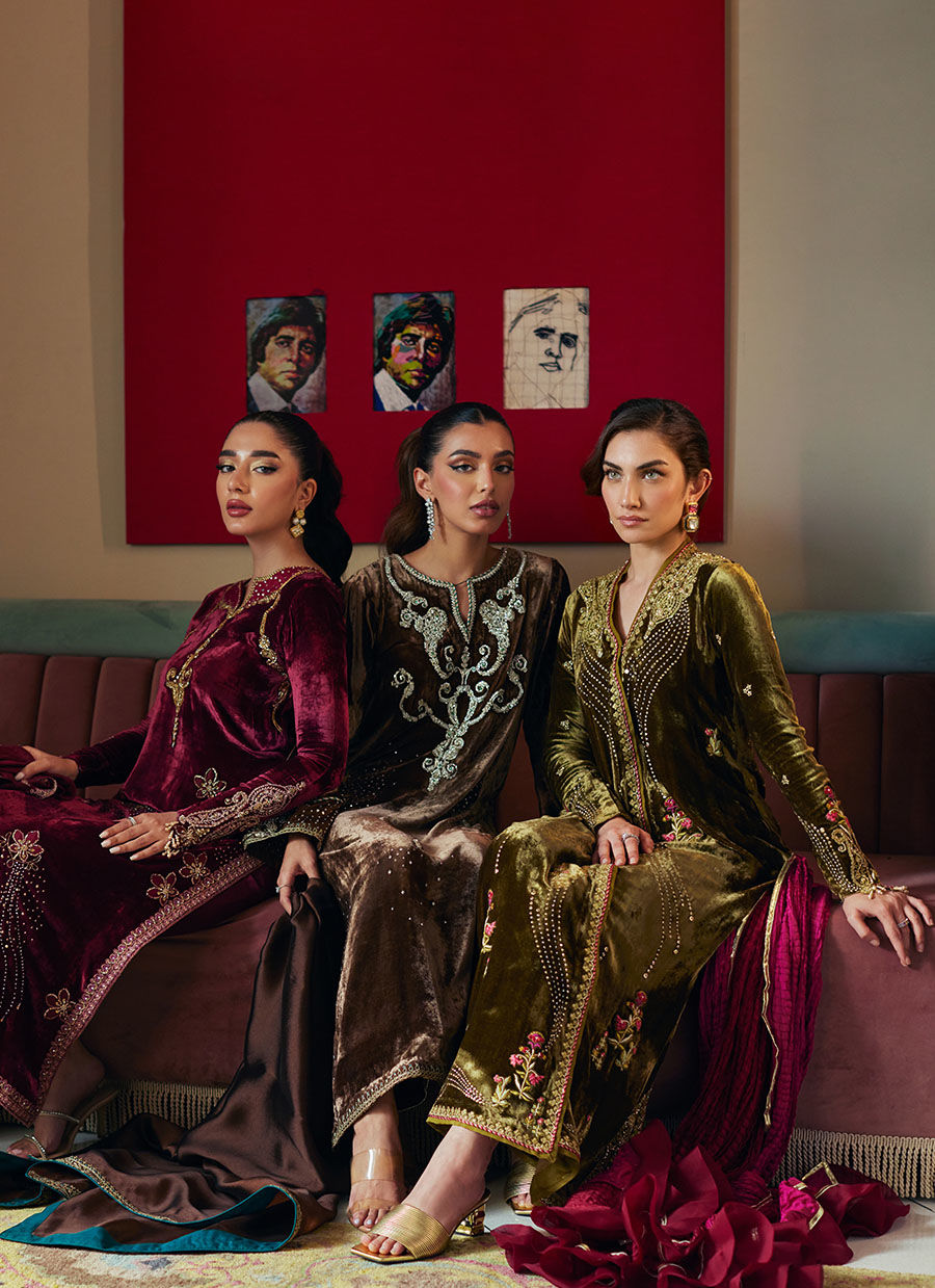 Jana Shirt And Dupatta | Velvet | FARAH TALIB AZIZ