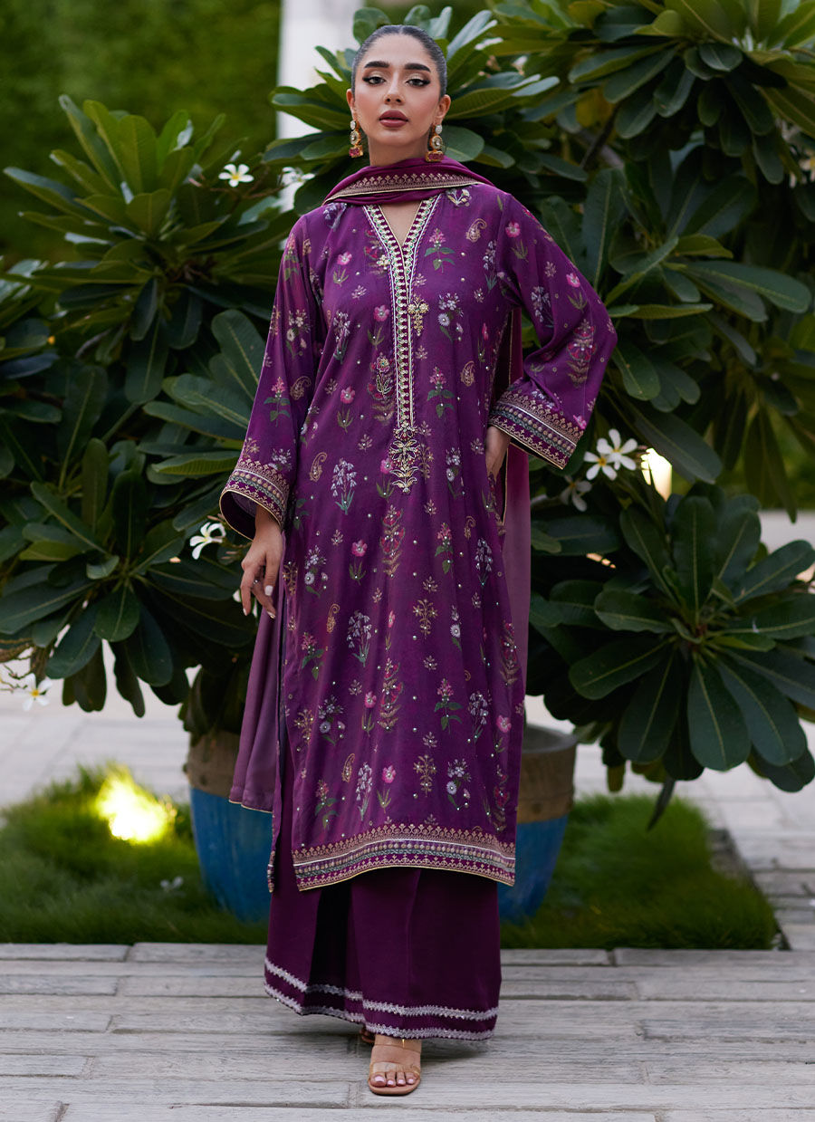 Maiza Shirt And Dupatta | Velvet | FARAH TALIB AZIZ