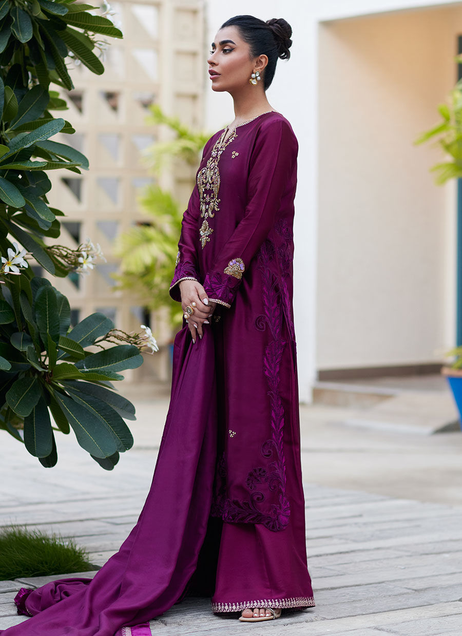 Raisa Shirt And Dupatta | Velvet | FARAH TALIB AZIZ