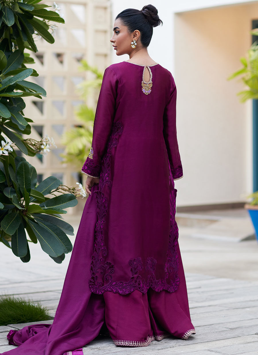 Raisa Shirt And Dupatta | Velvet | FARAH TALIB AZIZ