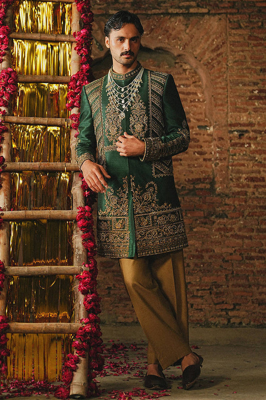 GREEN JODHPUR | Menswear |  Mohsin Naveed Ranjha