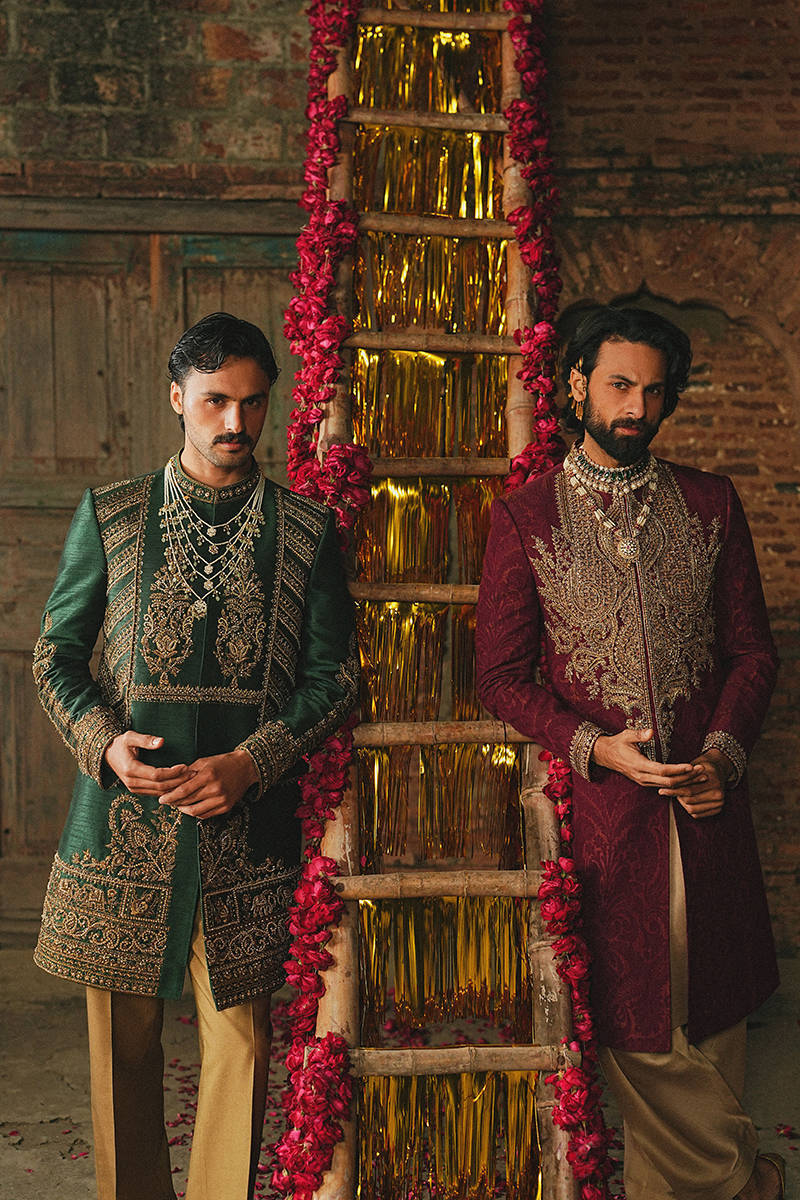 GREEN JODHPUR | Menswear |  Mohsin Naveed Ranjha