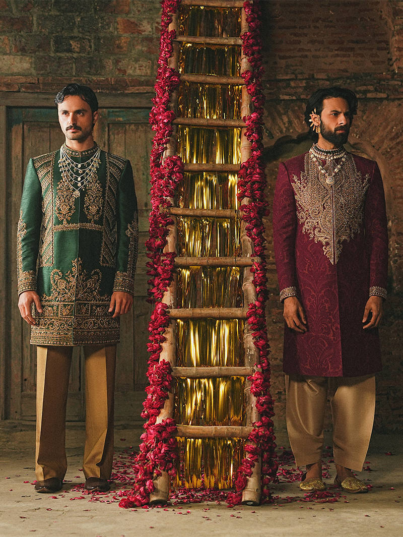 GREEN JODHPUR | Menswear |  Mohsin Naveed Ranjha