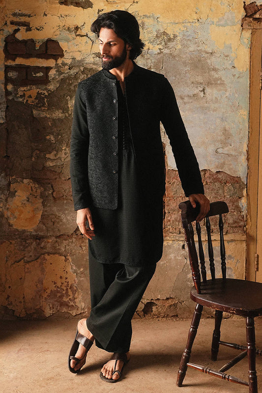 Ziyad Waistcoat |  Luxury Pret '26 | Menswear |  Mohsin Naveed Ranjha