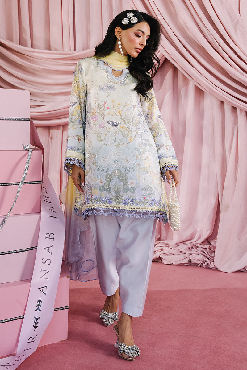 Summer Shirt and Dupatta | Glam Doll House - Eid Luxury Silks '26 | Ansab Jahangir