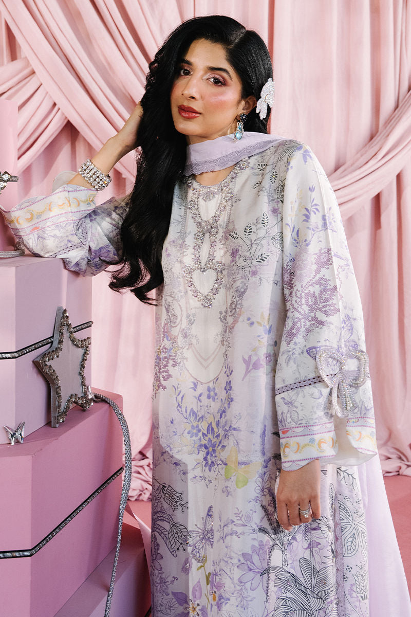 Delilah Shirt and Dupatta | Glam Doll House - Eid Luxury Silks '26 | Ansab Jahangir