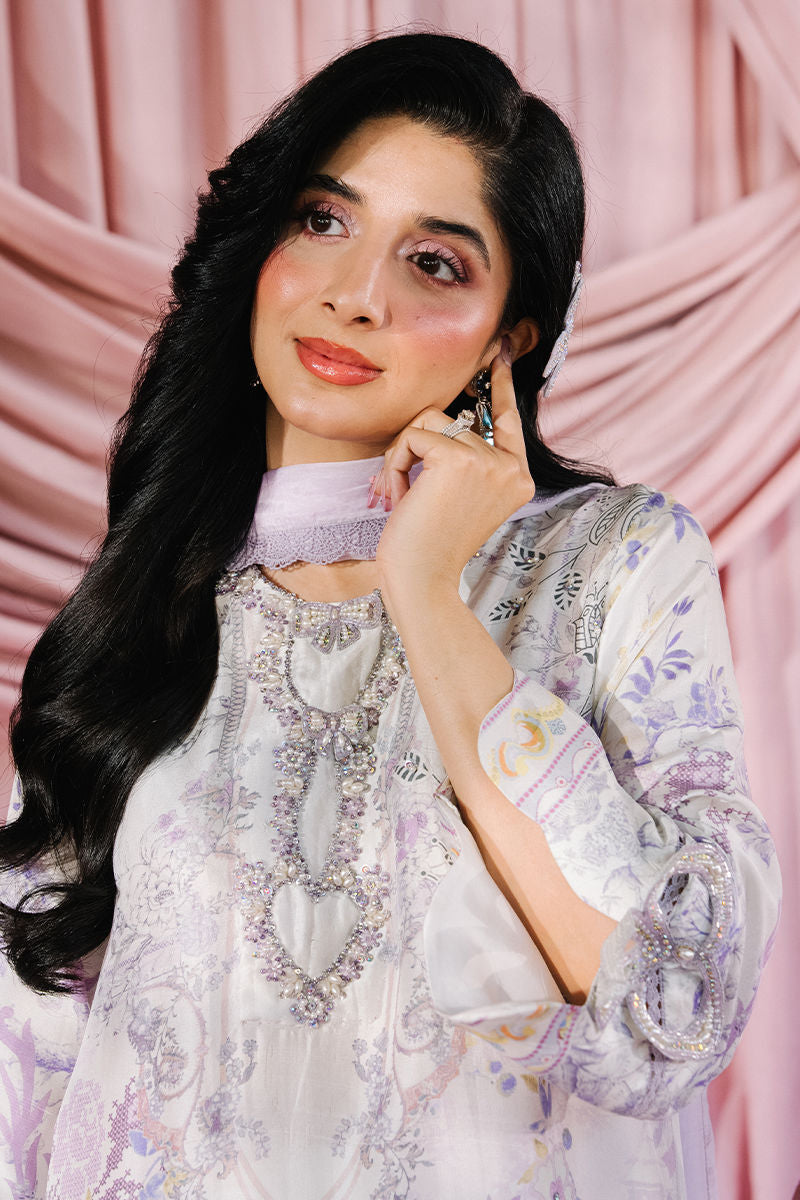 Delilah Shirt and Dupatta | Glam Doll House - Eid Luxury Silks '26 | Ansab Jahangir