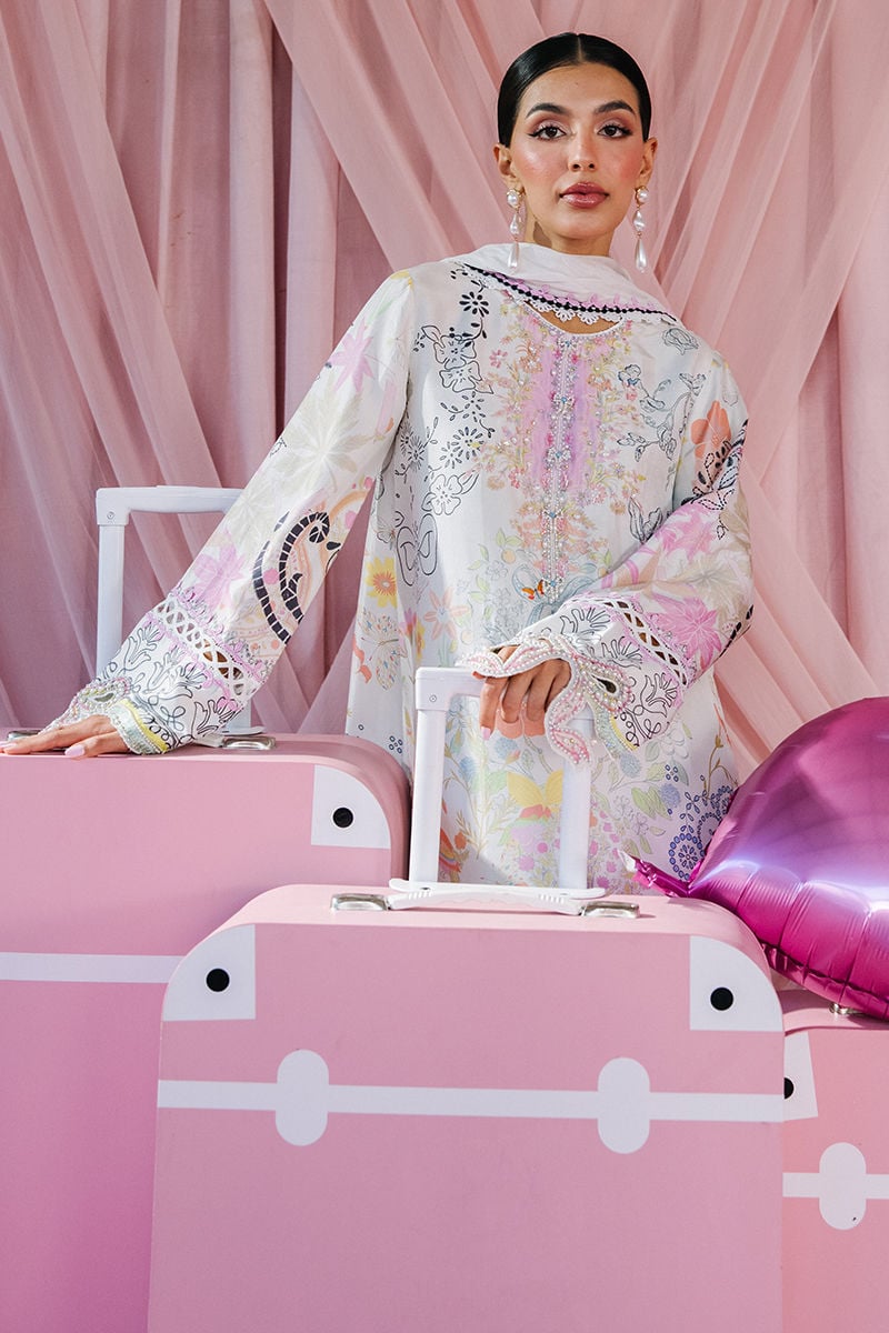 Viviana Shirt and Dupatta | Glam Doll House - Eid Luxury Silks '26 | Ansab Jahangir