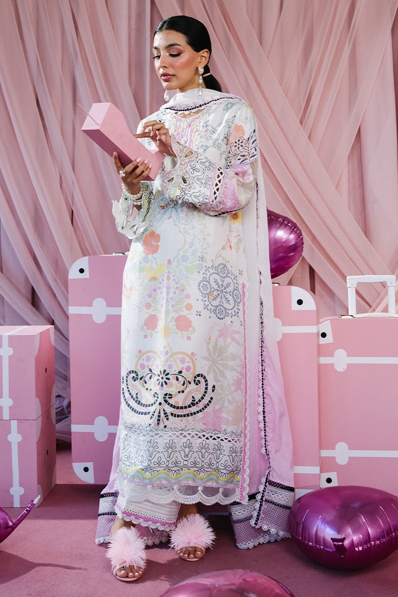 Viviana Shirt and Dupatta | Glam Doll House - Eid Luxury Silks '26 | Ansab Jahangir
