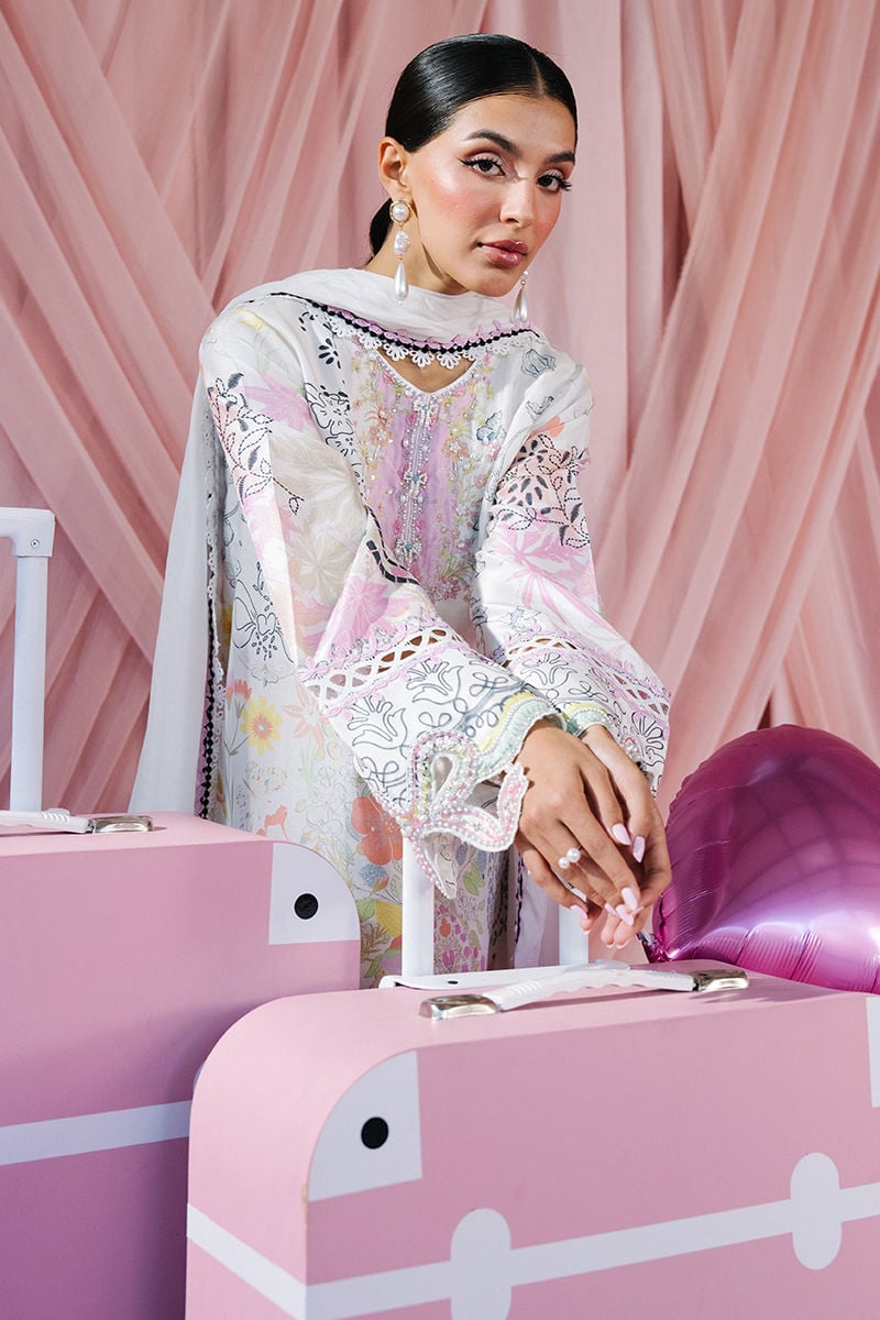 Viviana Shirt and Dupatta | Glam Doll House - Eid Luxury Silks '26 | Ansab Jahangir