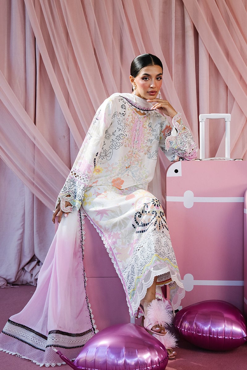 Viviana Shirt and Dupatta | Glam Doll House - Eid Luxury Silks '26 | Ansab Jahangir