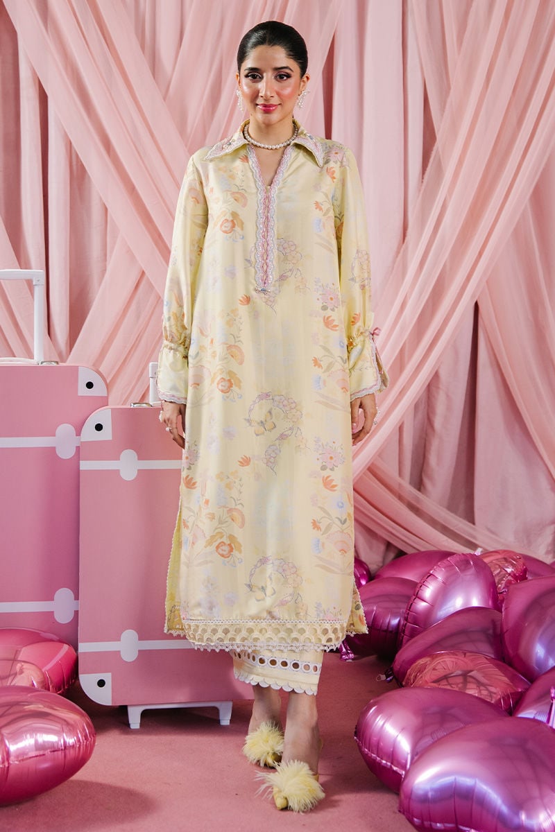 Zivah Shirt and Dupatta | Glam Doll House - Eid Luxury Silks '26 | Ansab Jahangir