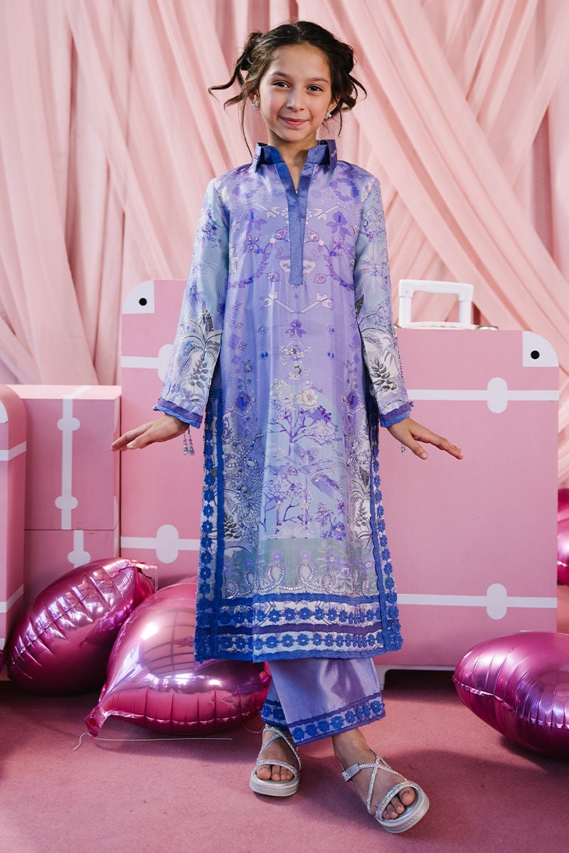 Zayana - Girl | Glam Doll House - Eid Luxury Silks '26 | Ansab Jahangir Kidswear