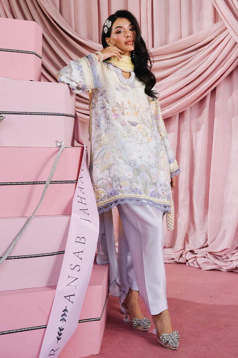 Summer Shirt and Dupatta | Glam Doll House - Eid Luxury Silks '26 | Ansab Jahangir
