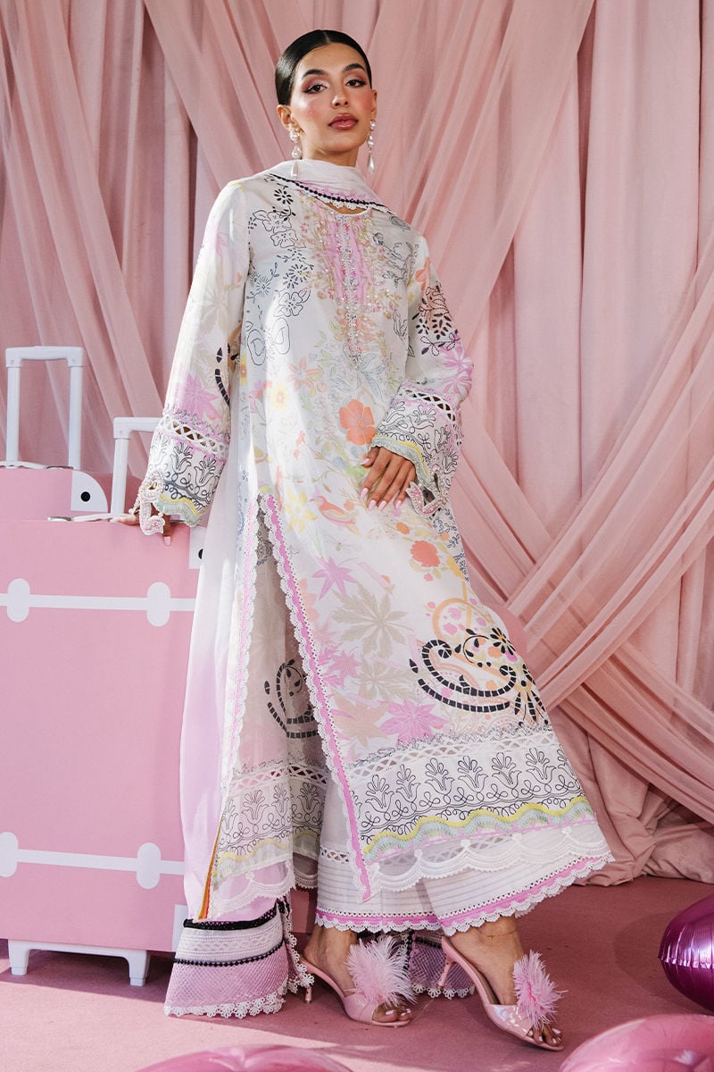 Viviana Shirt and Dupatta | Glam Doll House - Eid Luxury Silks '26 | Ansab Jahangir