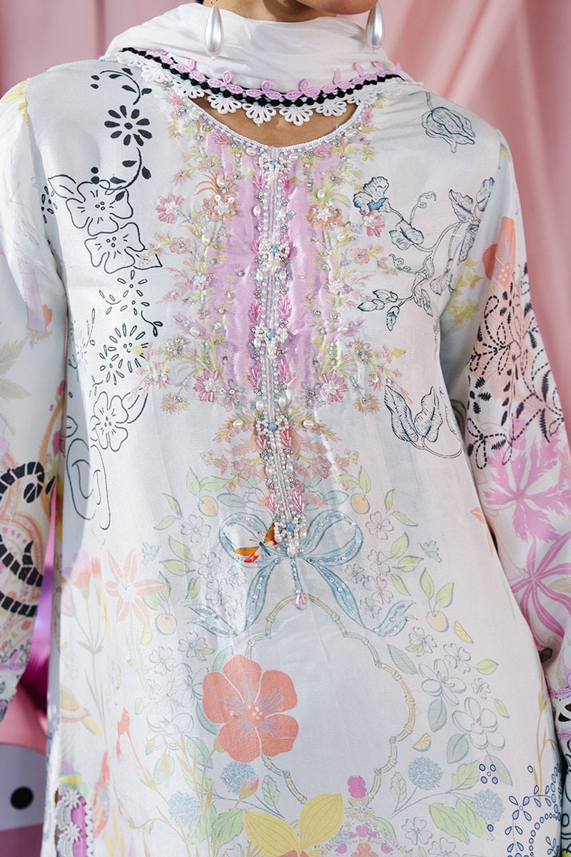 Viviana Shirt and Dupatta | Glam Doll House - Eid Luxury Silks '26 | Ansab Jahangir