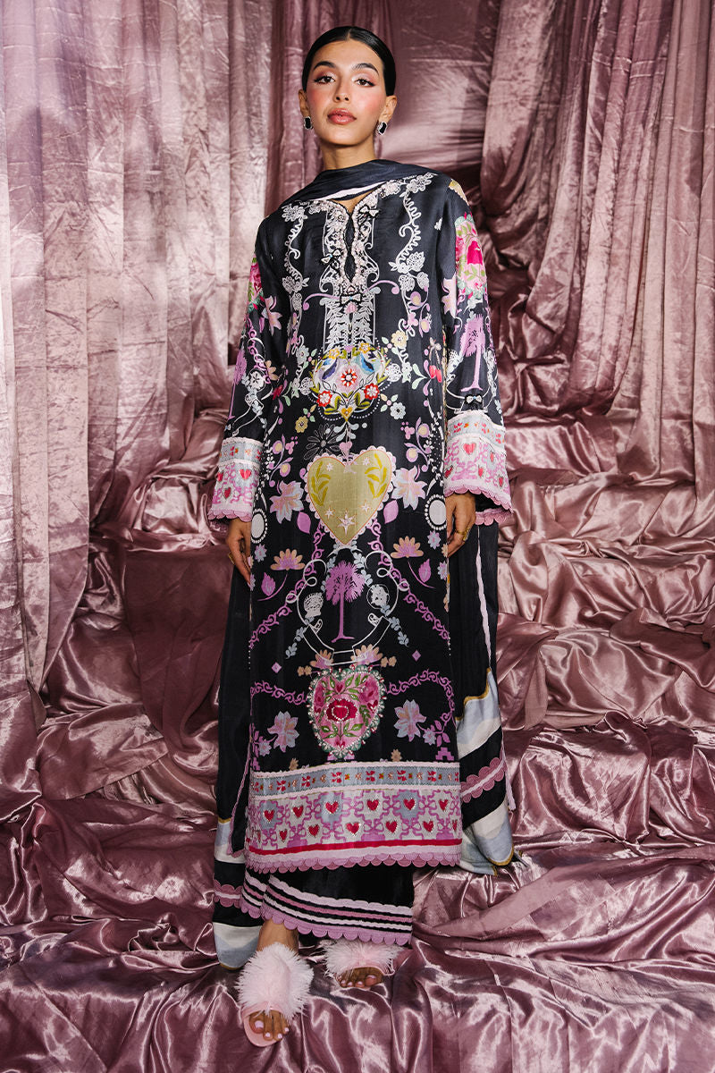 Zella Shirt and Dupatta | Glam Doll House - Eid Luxury Silks '26 | Ansab Jahangir