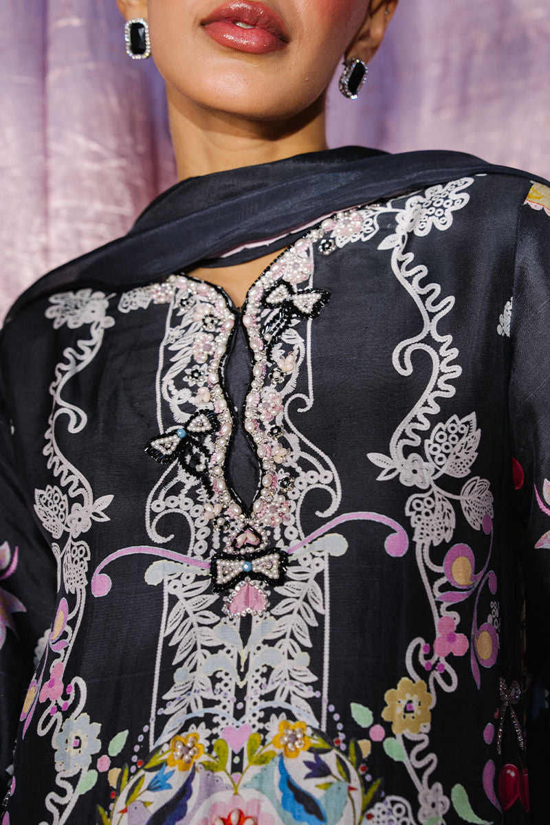 Zella Shirt and Dupatta | Glam Doll House - Eid Luxury Silks '26 | Ansab Jahangir