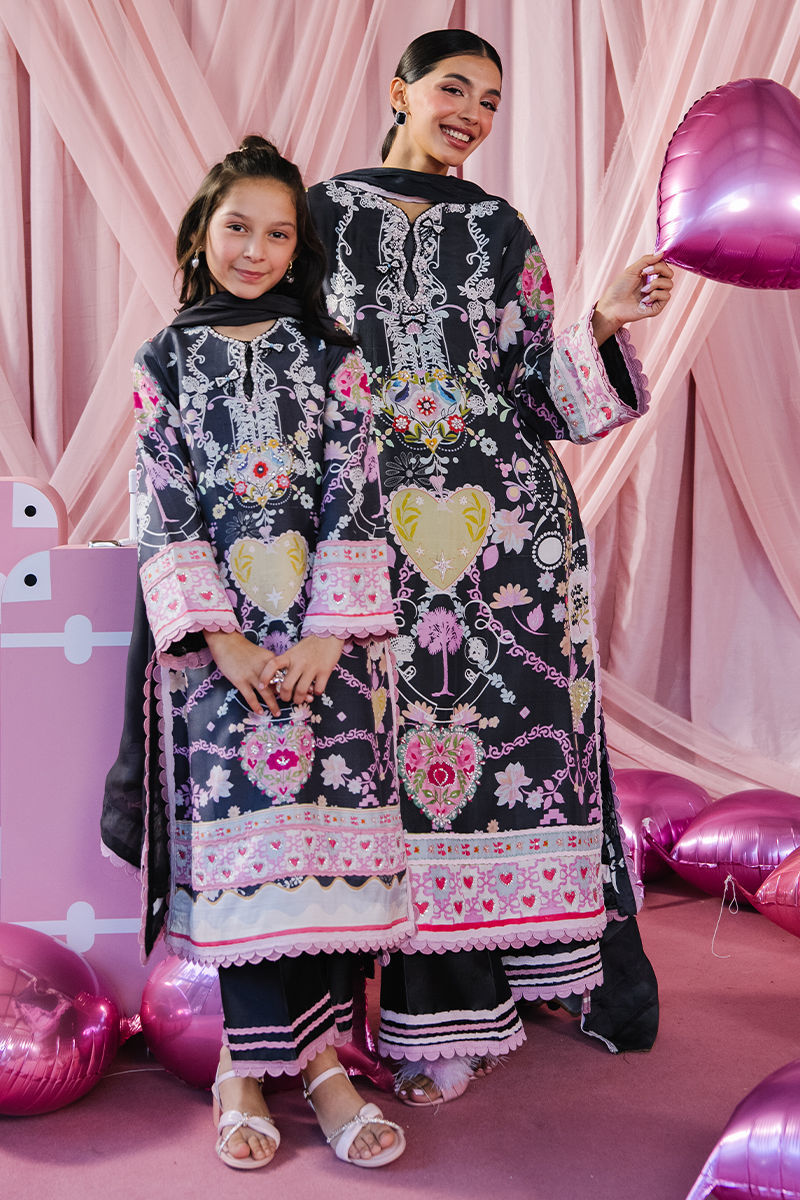 Zella Shirt and Dupatta | Glam Doll House - Eid Luxury Silks '26 | Ansab Jahangir