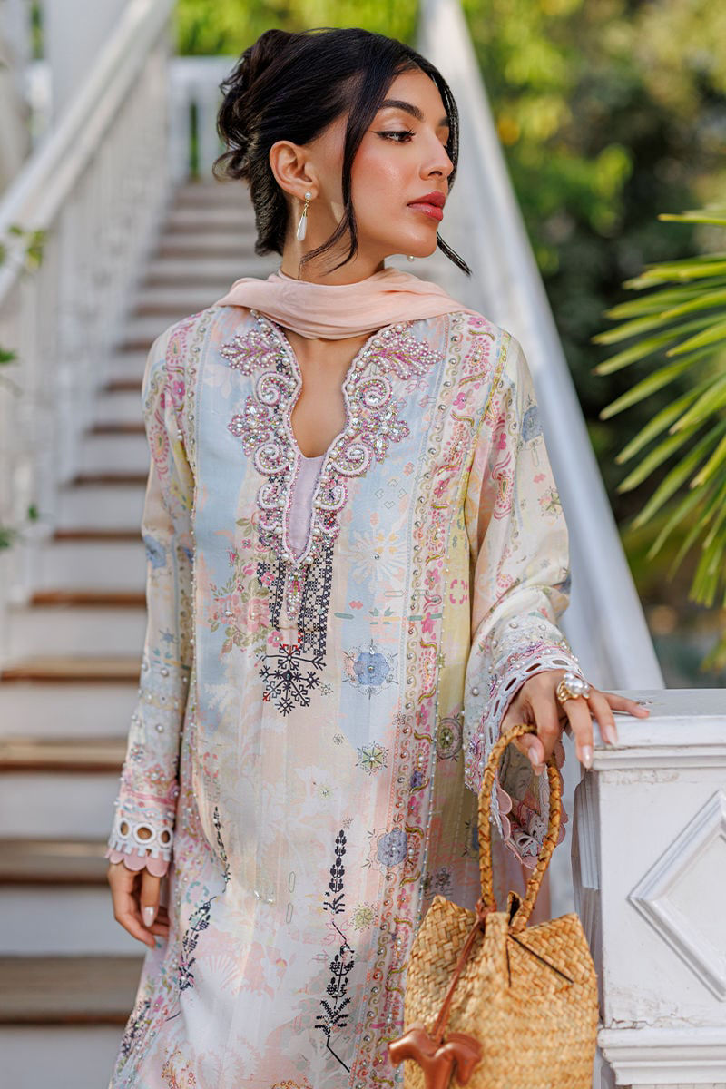 Peonia Shirt and Dupatta | Ansab Jahangir
