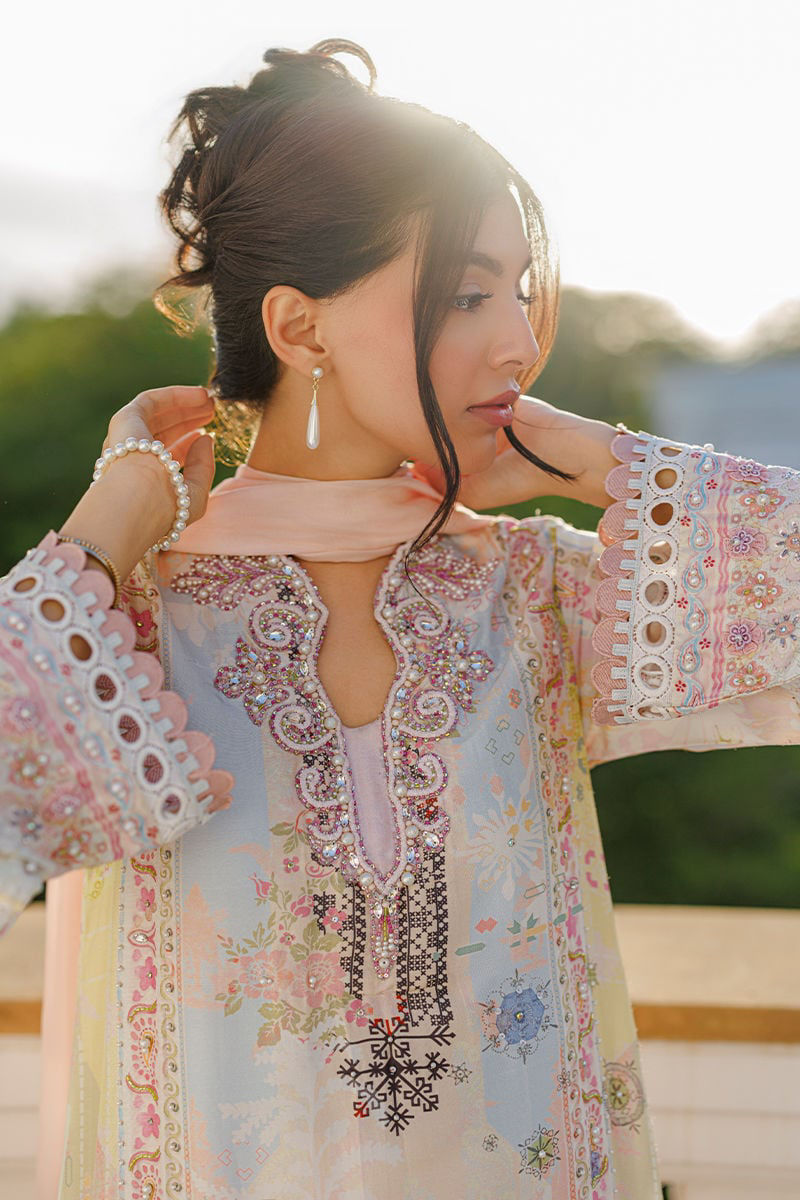 Peonia Shirt and Dupatta | Ansab Jahangir