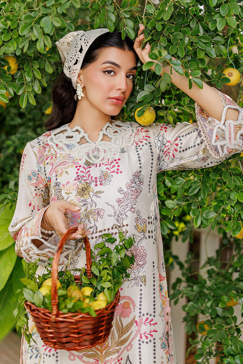 Petaline Shirt and Dupatta | Ansab Jahangir