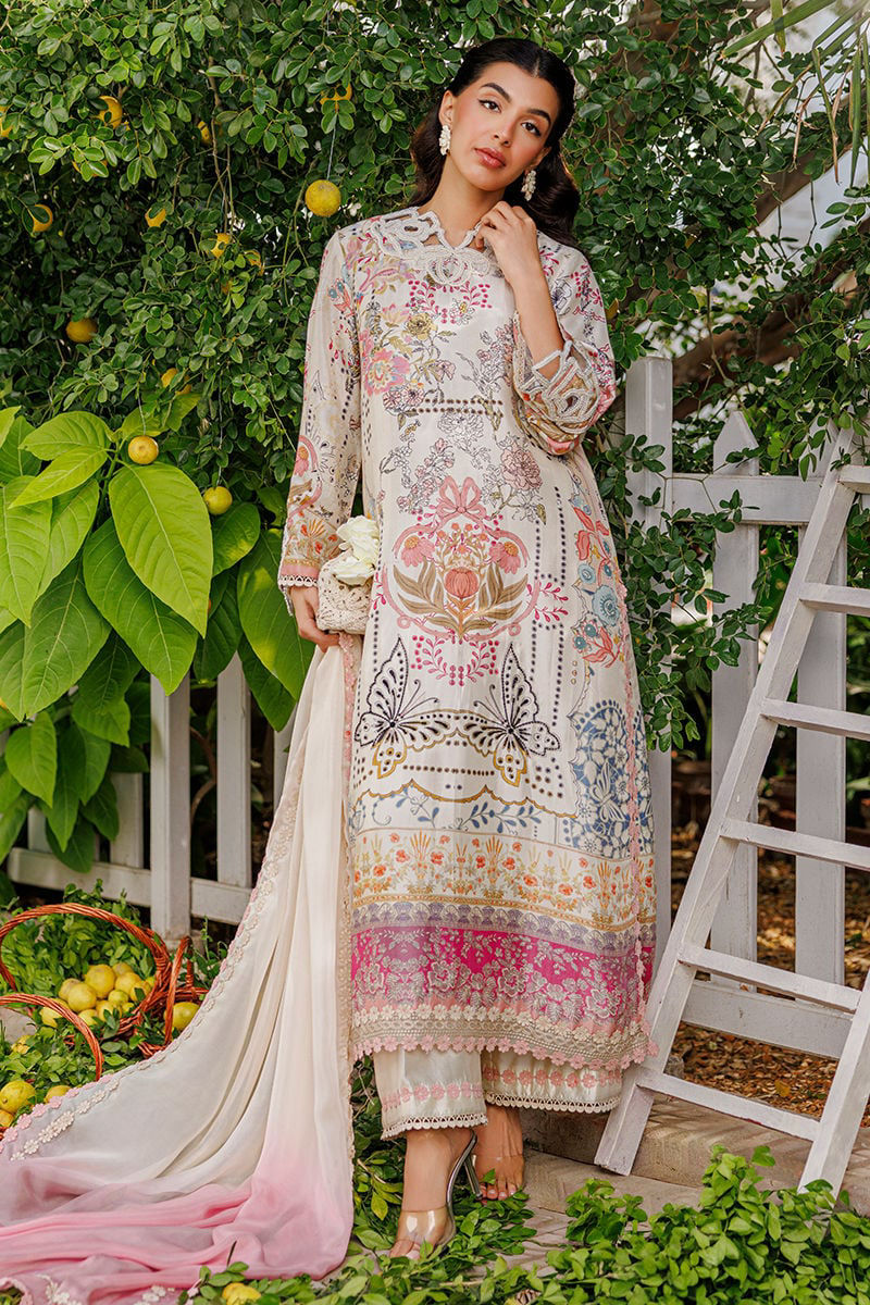 Petaline Shirt and Dupatta | Ansab Jahangir