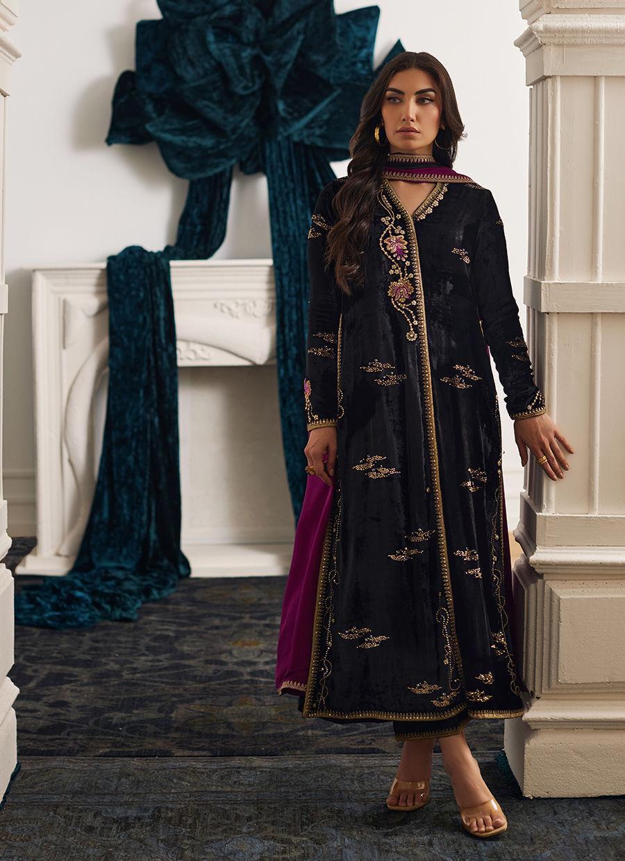 Anemos Shirt And Dupatta | Velvet | FARAH TALIB AZIZ