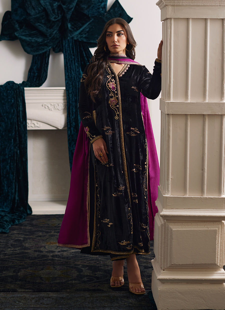 Anemos Shirt And Dupatta | Velvet | FARAH TALIB AZIZ