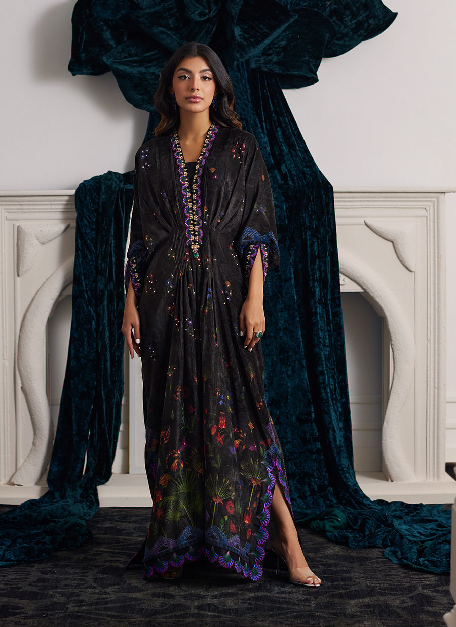 Dima Velvet Kaftan | Velvet | FARAH TALIB AZIZ
