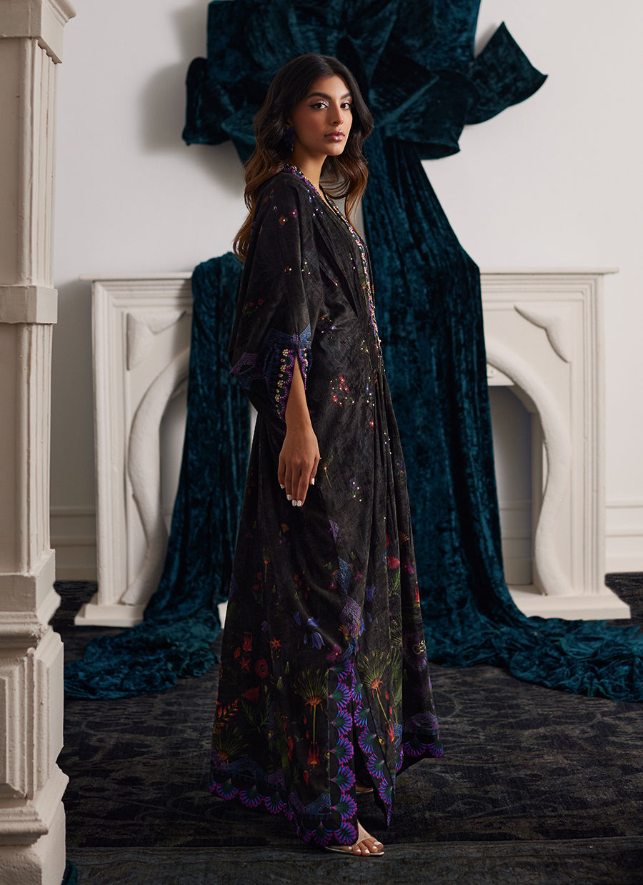 Dima Velvet Kaftan | Velvet | FARAH TALIB AZIZ