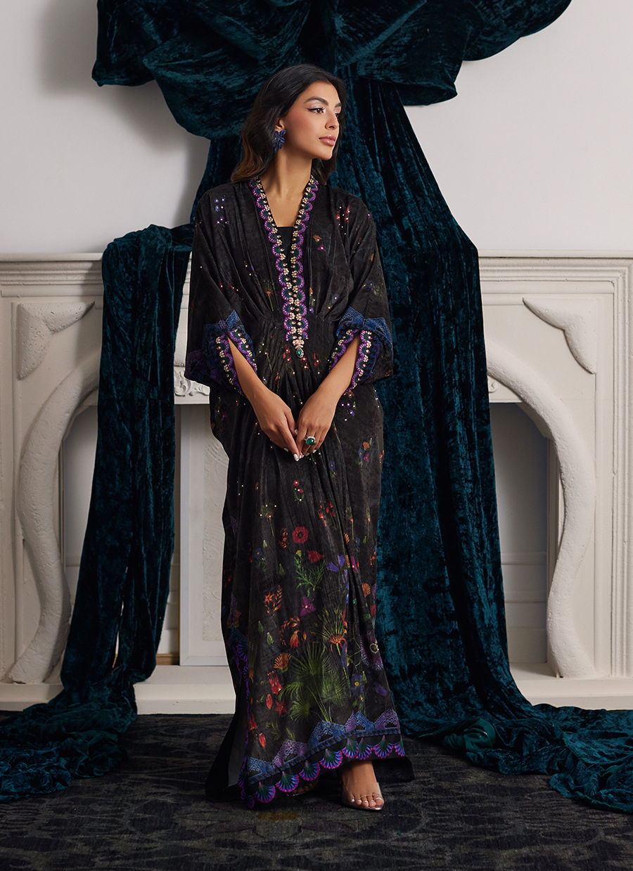 Dima Velvet Kaftan | Velvet | FARAH TALIB AZIZ