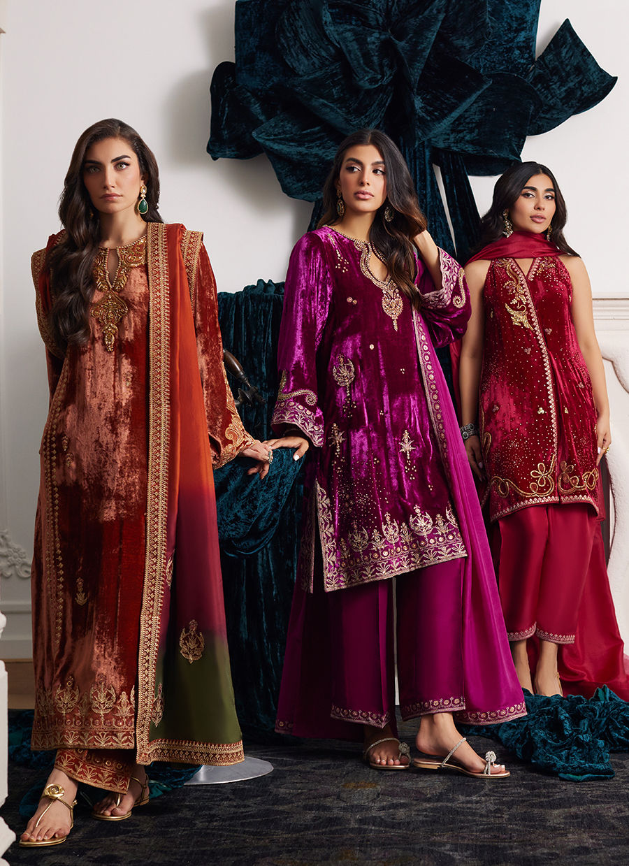 Ismaya Shirt And Dupatta | Velvet | FARAH TALIB AZIZ