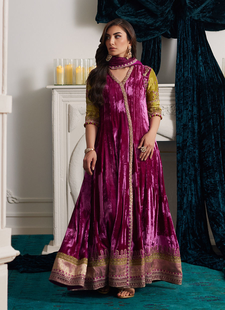 Wynn Angrakha And Dupatta | Velvet | FARAH TALIB AZIZ