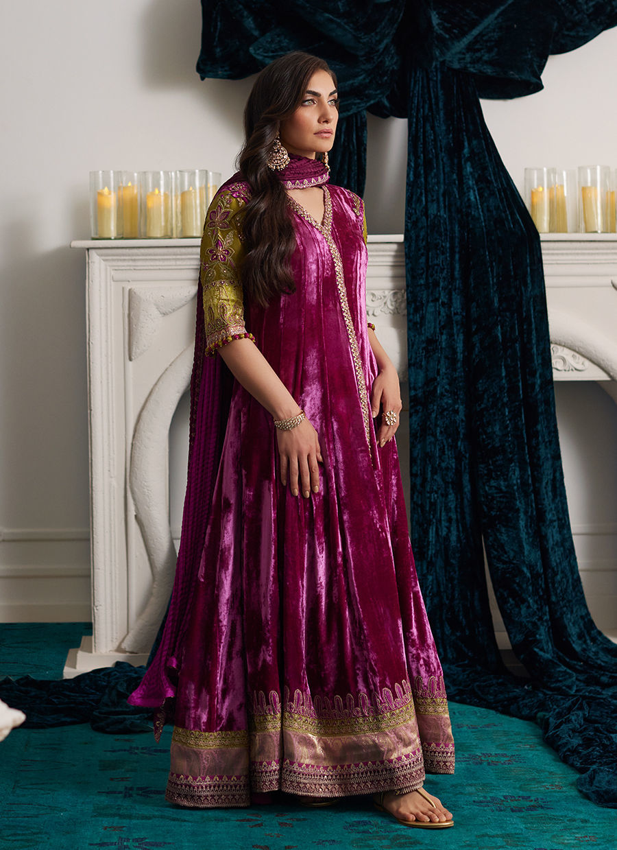 Wynn Angrakha And Dupatta | Velvet | FARAH TALIB AZIZ