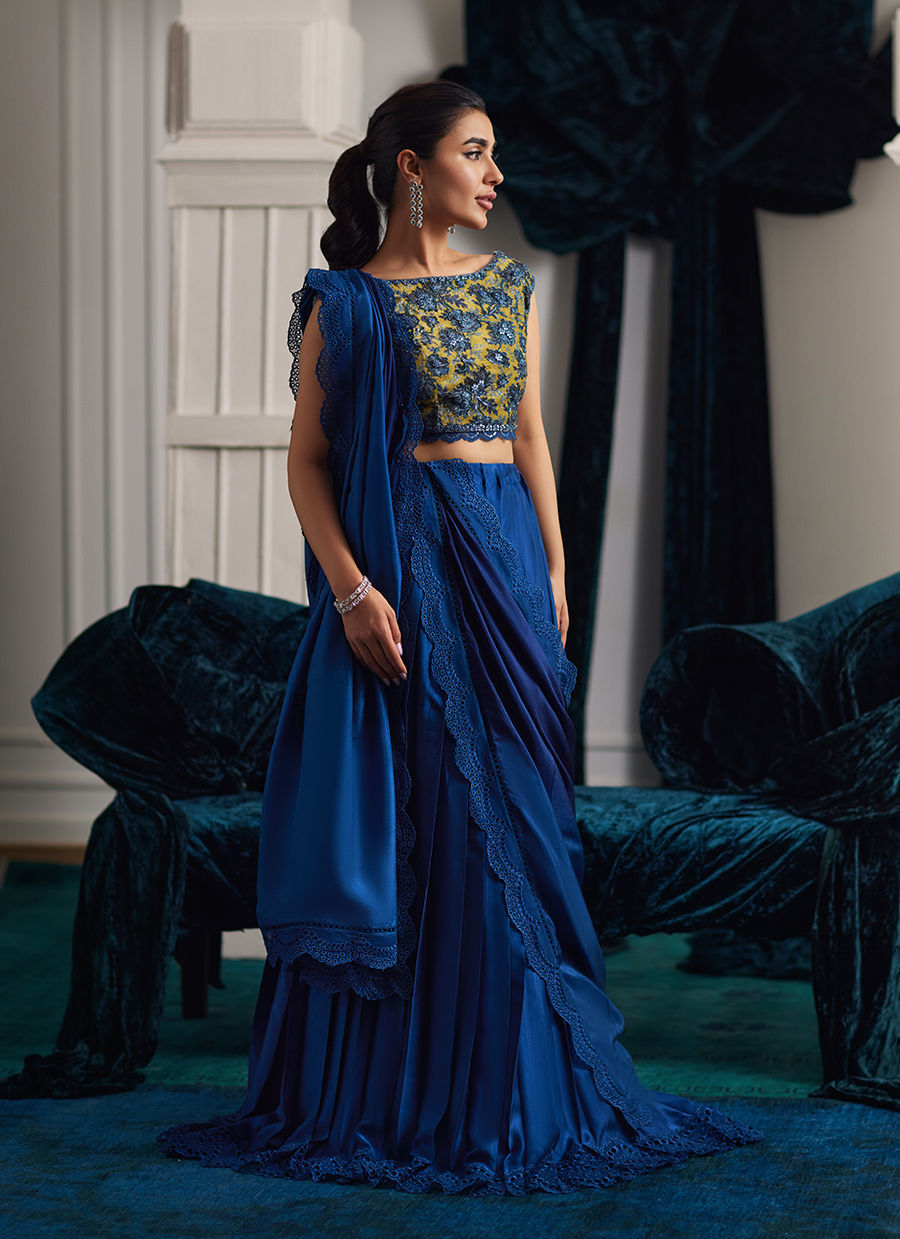Persee Lehenga Choli | Velvet | FARAH TALIB AZIZ