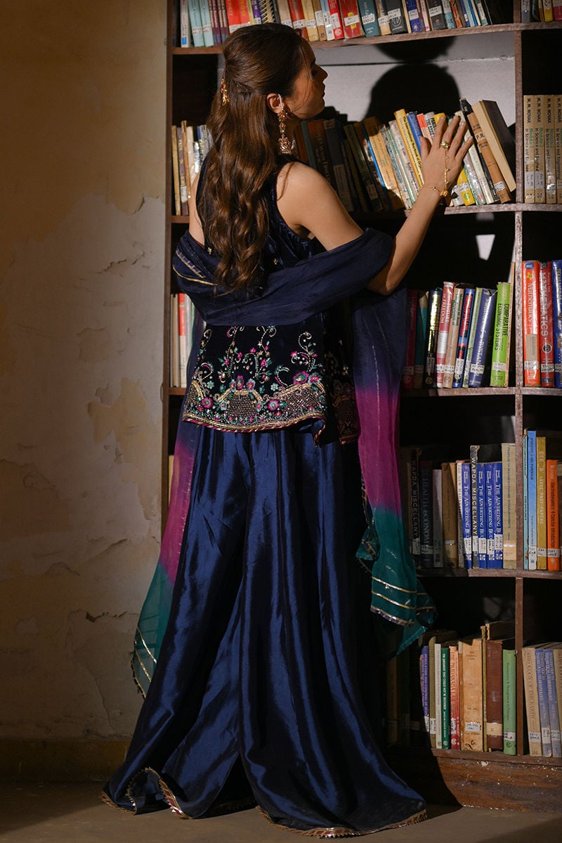 KHUWAB SHIRT AND DUPATTA | QISSA LUXURY VELVETS | ANSAB JAHANGIR