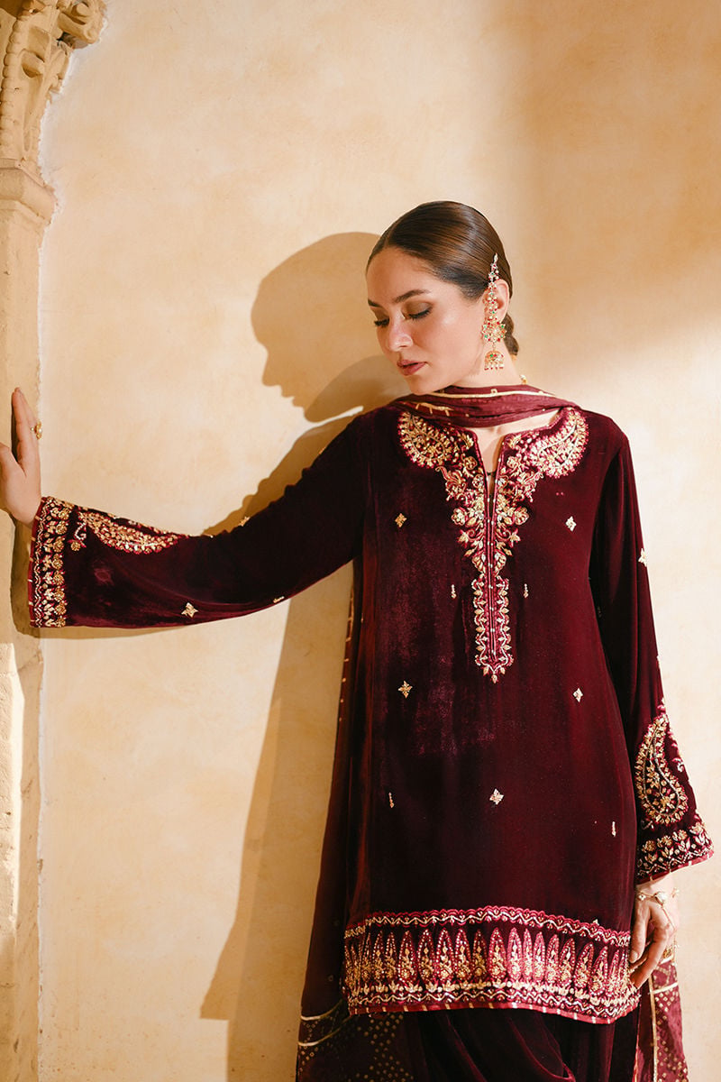 KAHANI SHIRT AND DUPATTA | QISSA LUXURY VELVETS | ANSAB JAHANGIR