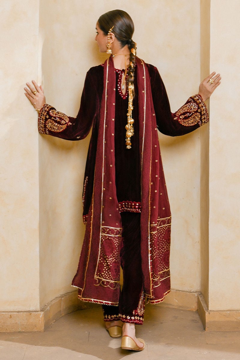 KAHANI SHIRT AND DUPATTA | QISSA LUXURY VELVETS | ANSAB JAHANGIR