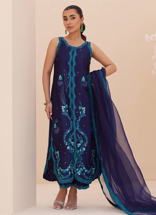 RIO INK SHIRT AND DUPATTA | PRET | FARAH TALIB AZIZ