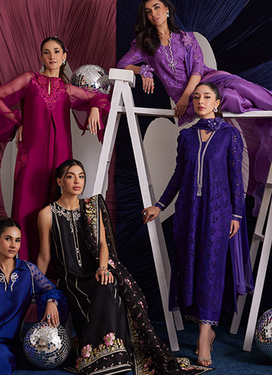 ILLY GRAPE SHIRT AND DUPATTA | PRET | FARAH TALIB AZIZ